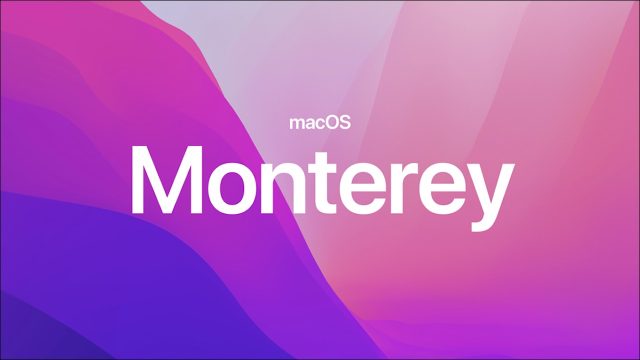 m1 Mac macOS Monterey 12.1
