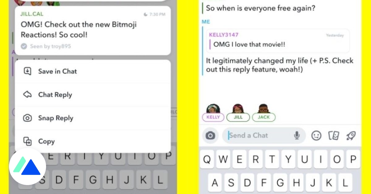 Snapchat: Ako používať reakcie Bitmoji pre správy 52